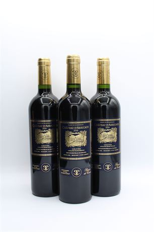 Château D'Arricaud 2016 - 3 bouteilles - 750ml