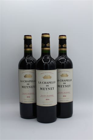 La Chapelle de Meyney 2016 - 3 bouteilles - 750ml