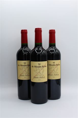 M de Moulin Riche 2016 - 3 bouteilles - 750ml